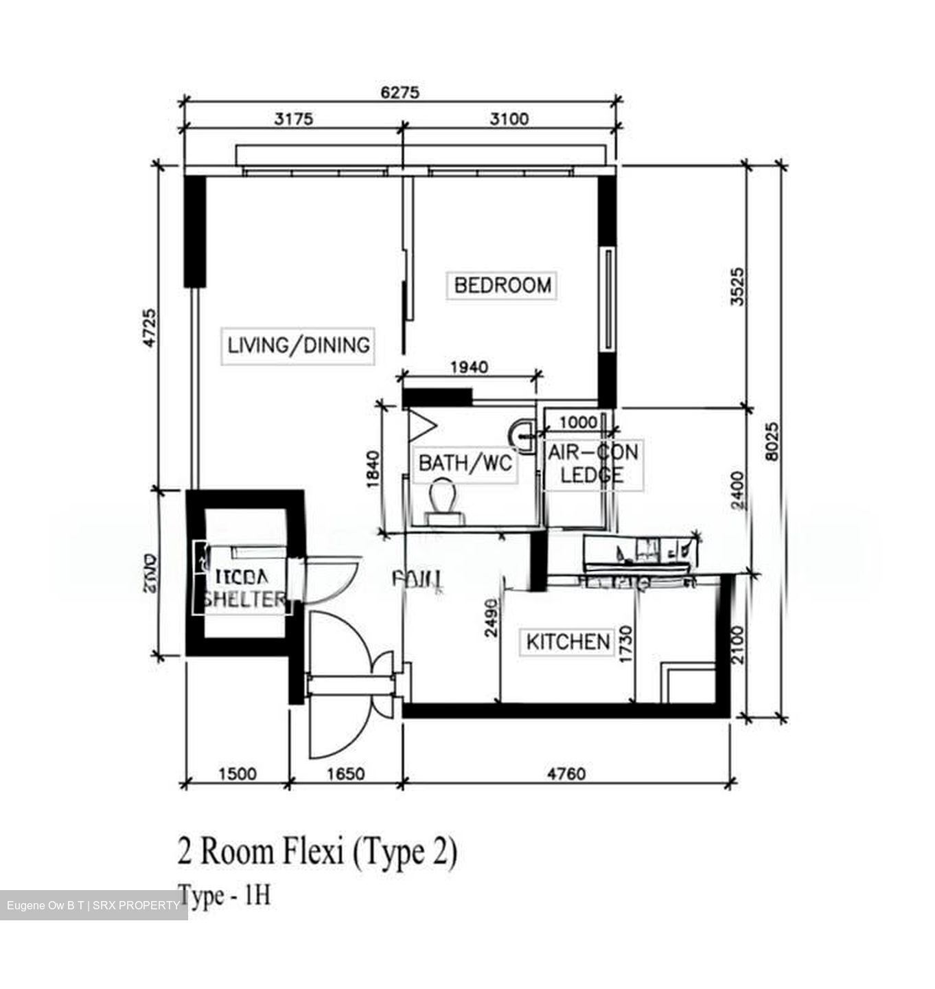 Blk 355A Anchorvale Plains (Sengkang), HDB 2 Rooms #557561451